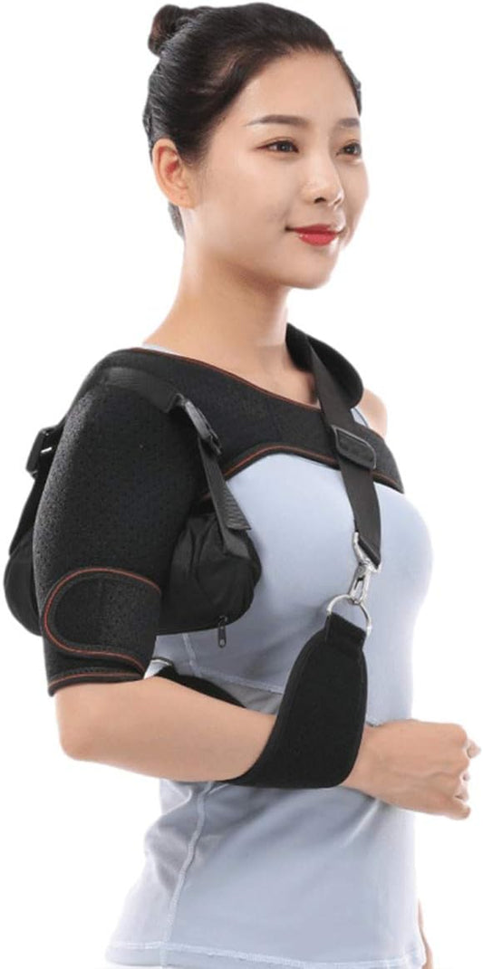 houlder Brace Adjustable Rotator Cuff Support - for Torn Rotator Cuff, AC Joint Pain Relief, Tendonitis, Bursitis