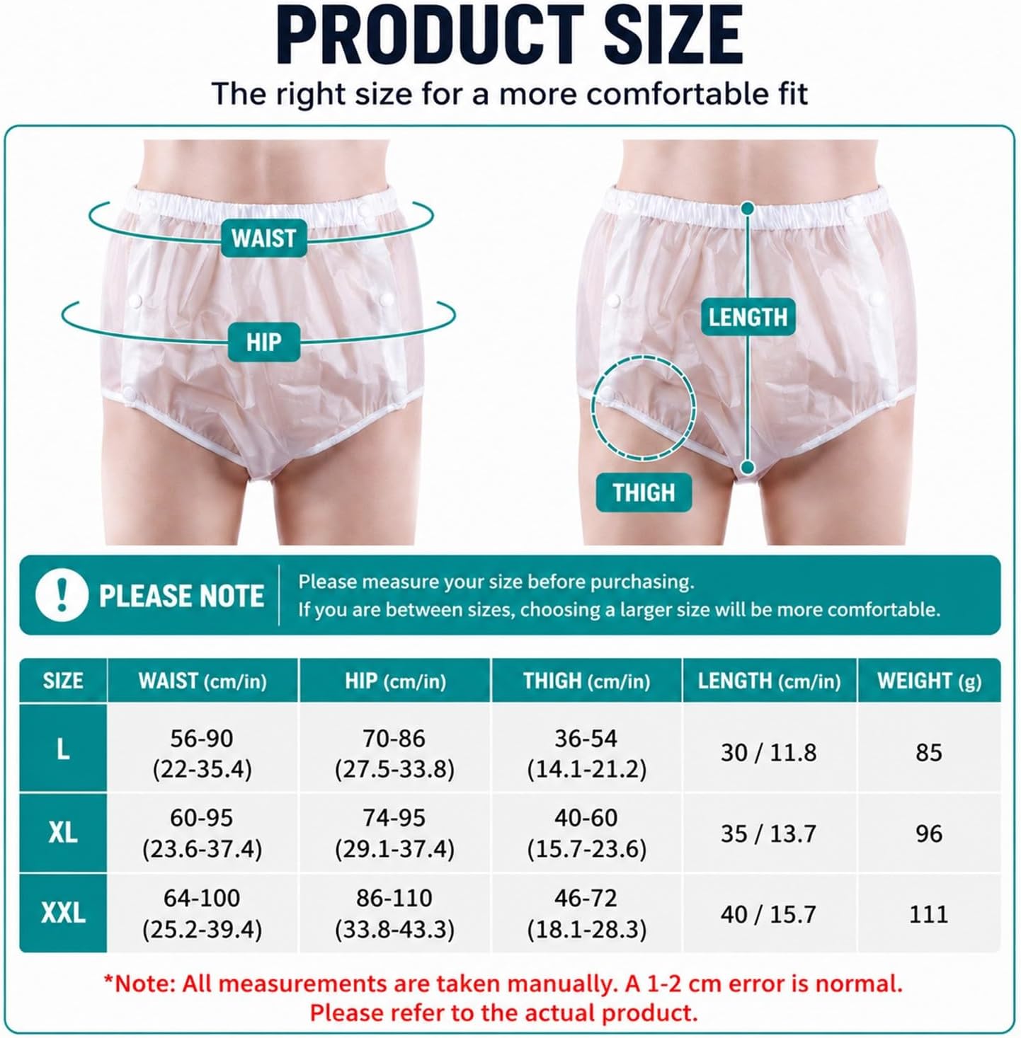 Adult Diaper Waterproof Cover TPU Wrap