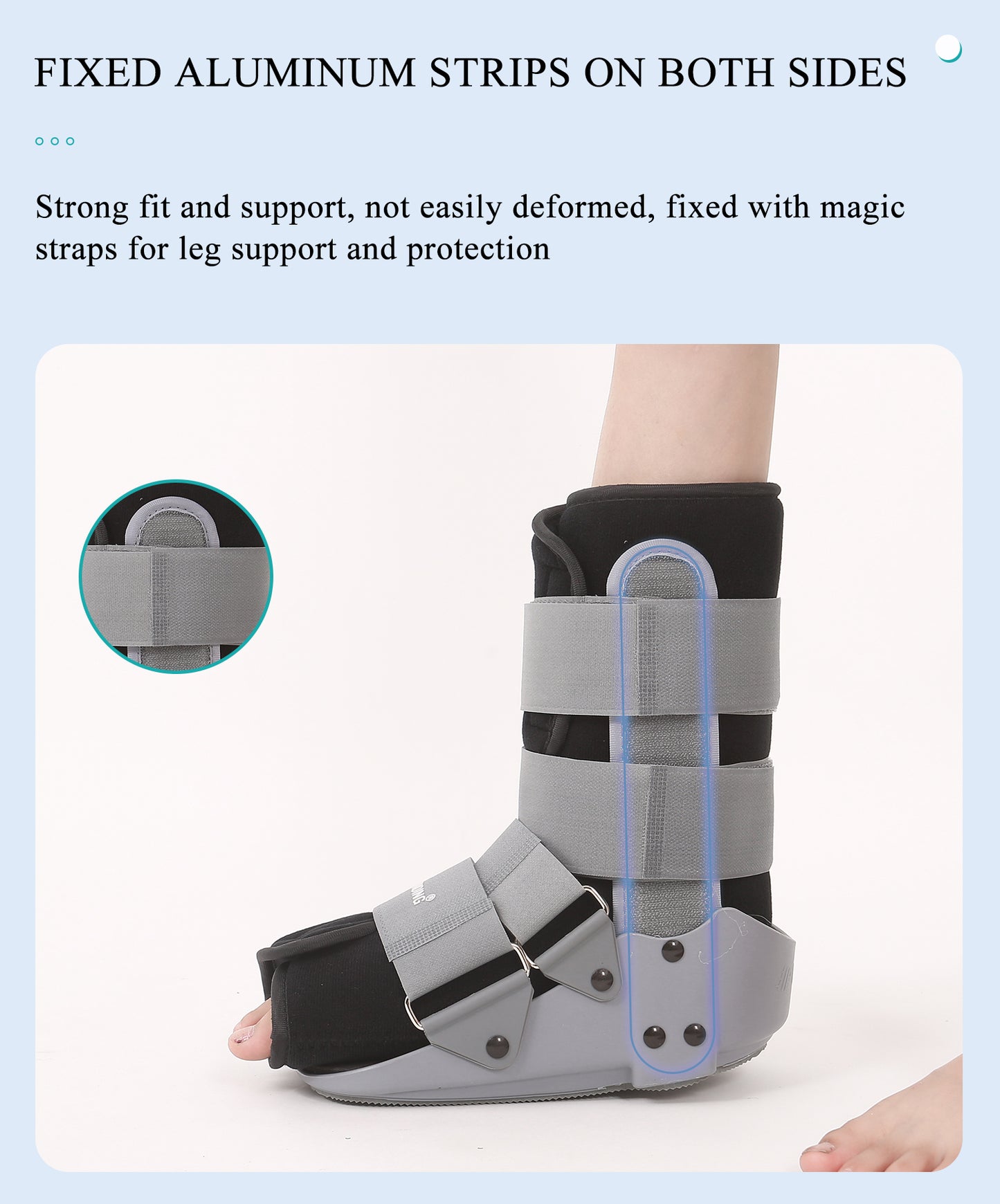 Foot Splint Guard Orthosis Fracture Ankles Straps Wraps For Children