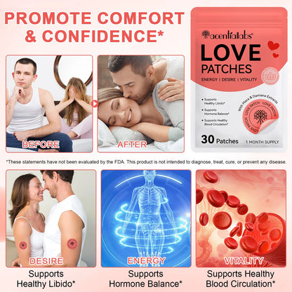 Acentialabs: 30's Transdermal Wellness Patches— Love