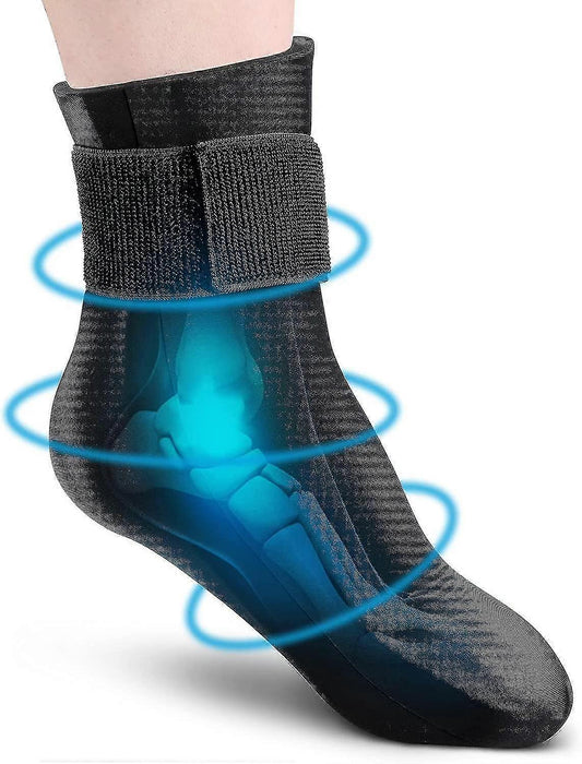 Reusable Gel Cold Therapy Sock For Hot & Cold Therapy, Ankle Foot Ice Pack Wrap For Injuries, Instant Pain Relief For Achilles