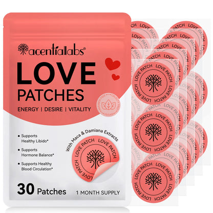 Acentialabs: 30's Transdermal Wellness Patches— Love