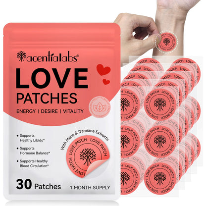 Acentialabs: 30's Transdermal Wellness Patches— Love