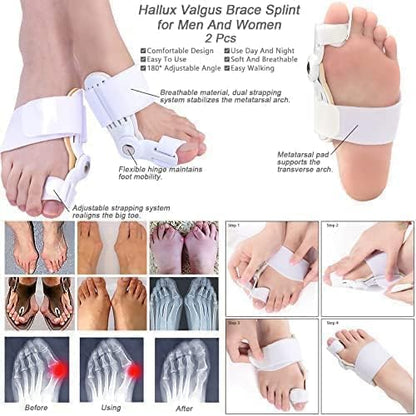 Bunion Support Corrector Belt, Ultra Thin Thumb Corrector Day and Night for Women Men Right and Left