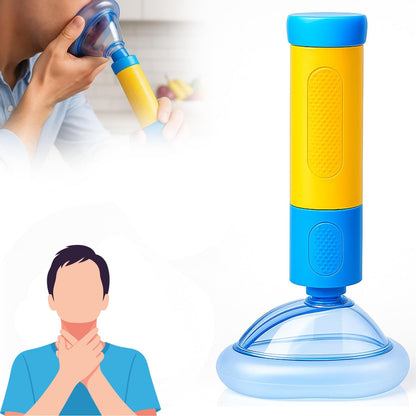 Anti Choking Device for Kids & Adults with 2 Masks – Portable Airway Suction Rescue Device | Fast & Safe Choking First Aid Kit for Home, Travel, School