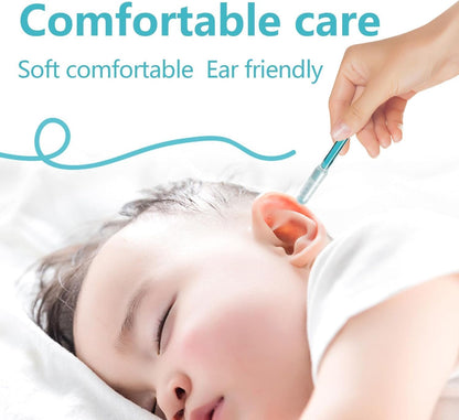 Reusable Earwax Removal Adhesive Cleaning Tool Ear 24p