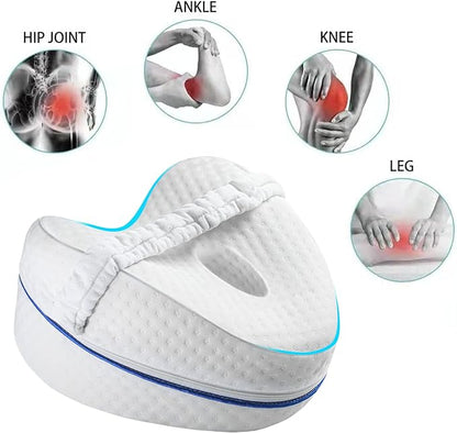 Knee Pillow for Side Sleepers, Leg Pillows for Sleeping, Knee Cushion for Sleeping,Suitable for Relieving Leg, Back, Knee Pain