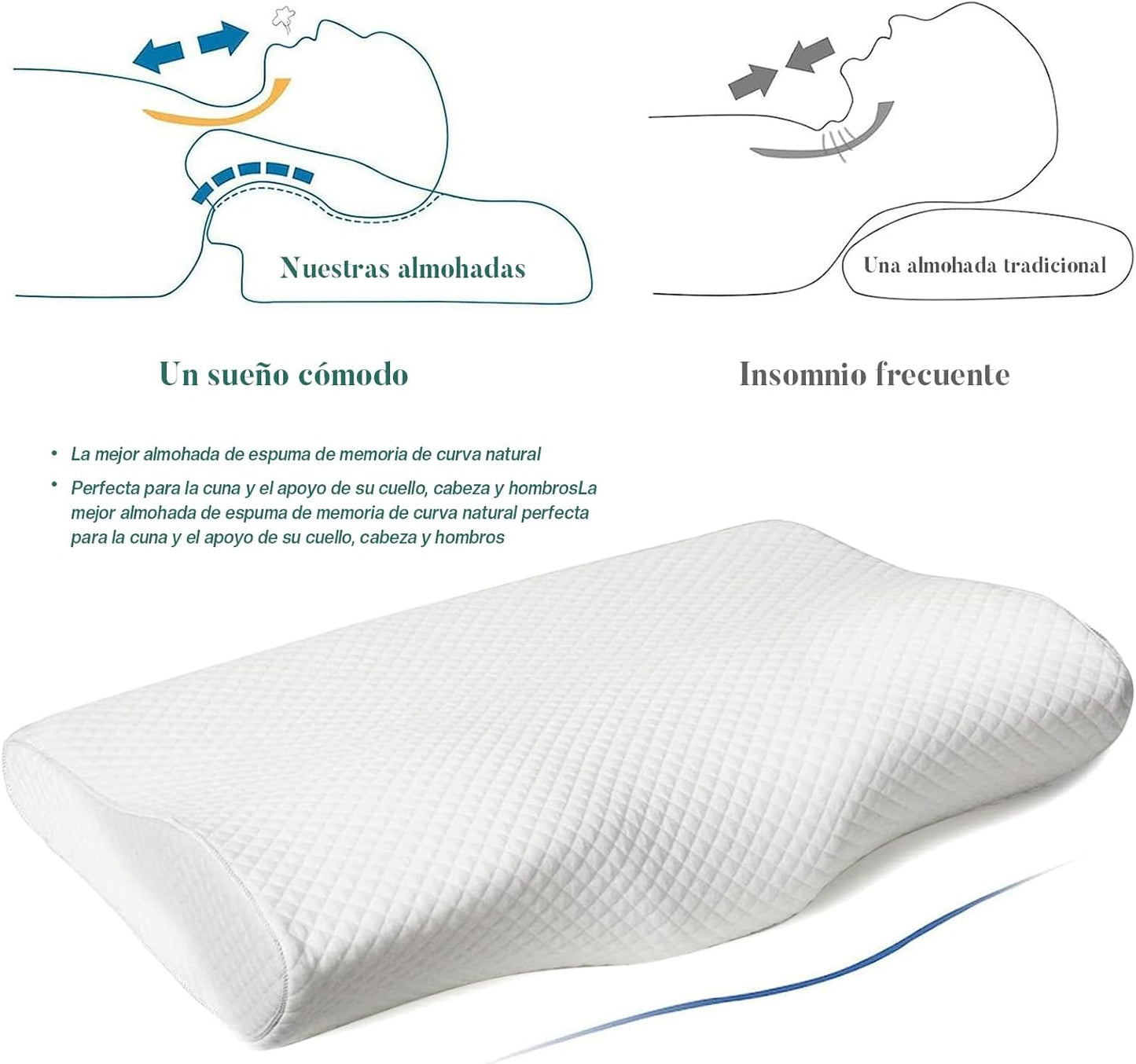 Comfortable Sleep, Low Rising Pillow