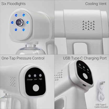 Nano Mist Sprayer UV Atomizer Cordless Portable Electric Sprayer