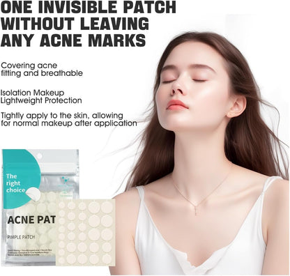 Acne Pimple Patches,Hydrocolloid Acne Patch for Covering Face, Blemishes, Zits Absorbing Patch,Cosmetics Patch for Pimple Dots, Acne Treatment, Invisible Acne Spot Patches(36 Count)