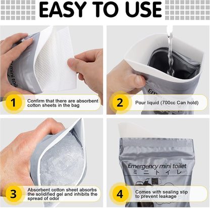 Emergency Portable Urine Bag
