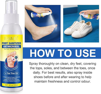 Foot Odor Spray with Tea Tree Oil 120ml