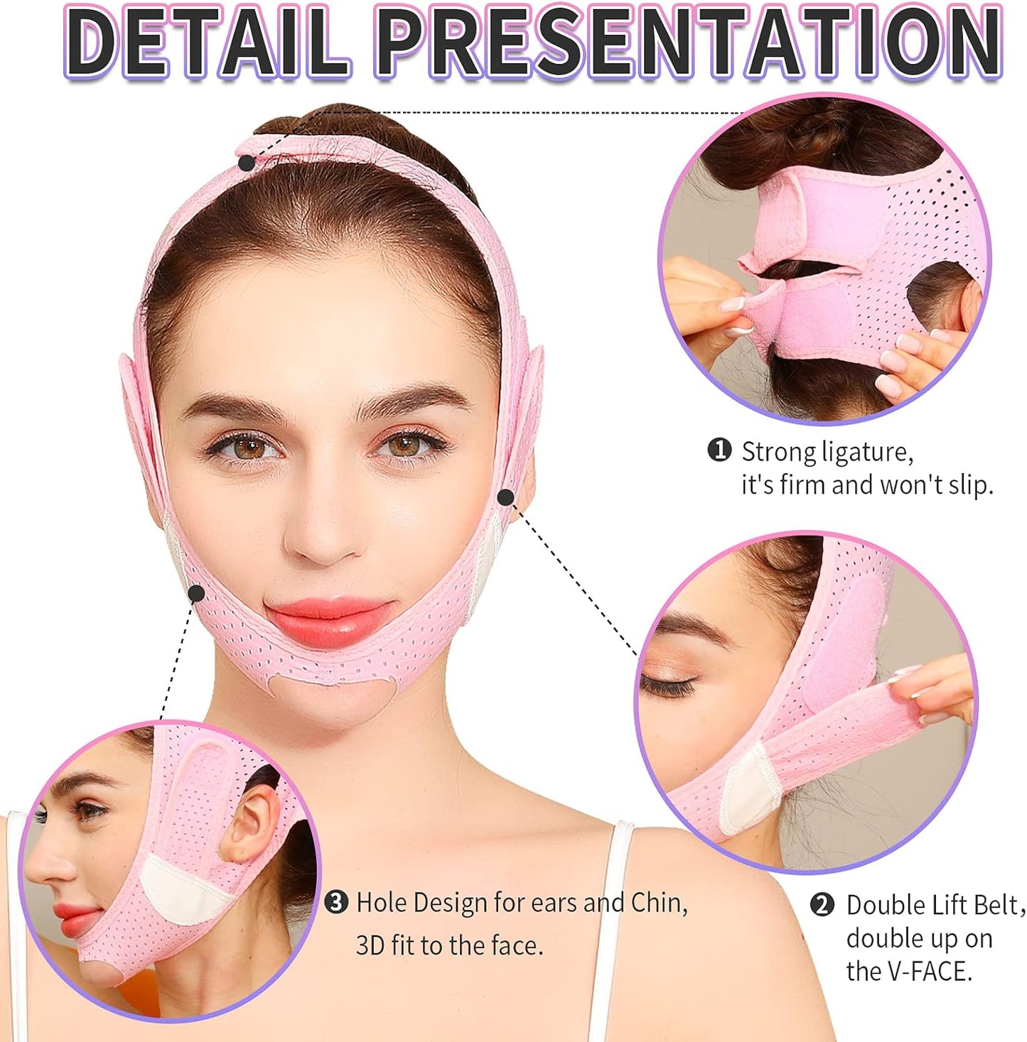 V Line Lifting Mask, Double Chin Reducer