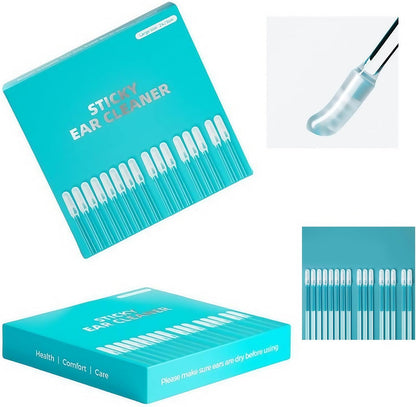 Reusable Earwax Removal Adhesive Cleaning Tool Ear 24p