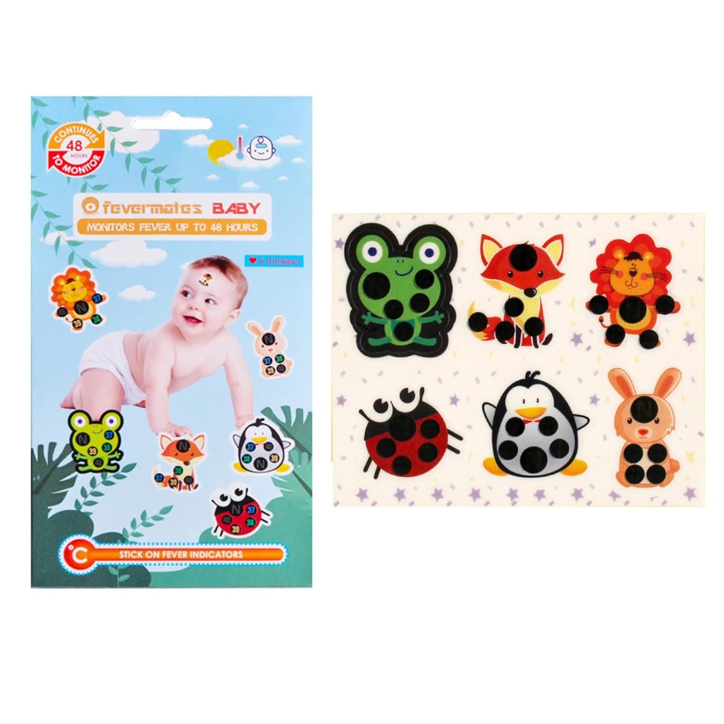 Forehead Stick-On Kids Fast Temperature Continuously Temperature Stickers