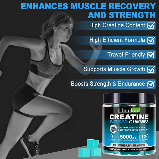 Creatine Gummies 5000mg 120 Pcs