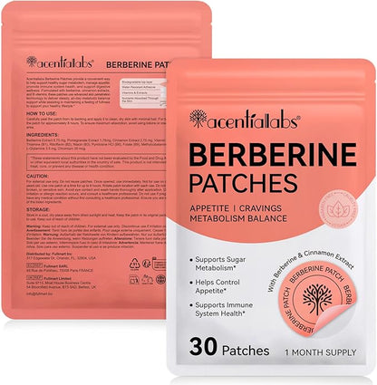 Berberine Patches With Cinnamon Extract
