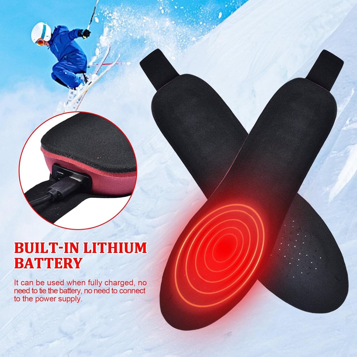USB Heating Insole with Remote Control
