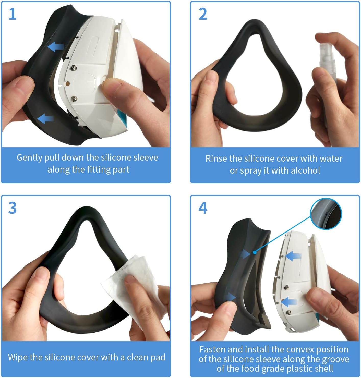 Wearable Air Purifiers Smart Electric Respirator Reusable Portable Rechargeable Purifier for Men Women