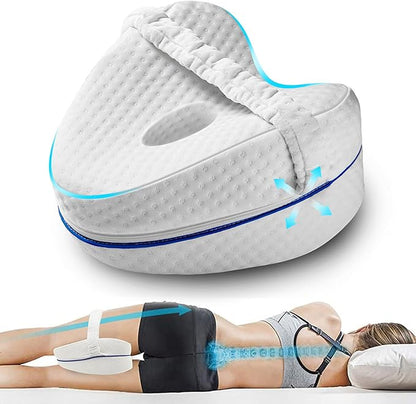 Knee Pillow for Side Sleepers, Leg Pillows for Sleeping, Knee Cushion for Sleeping,Suitable for Relieving Leg, Back, Knee Pain