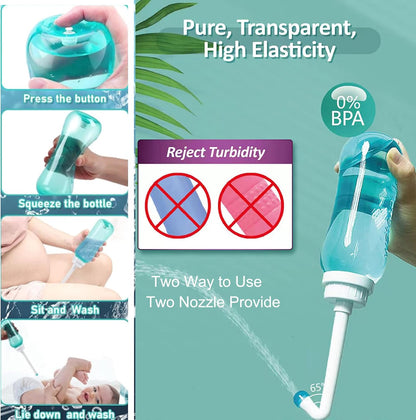 Waterpulse Peri Bottle for Postpartum Essentials & Perineal Care