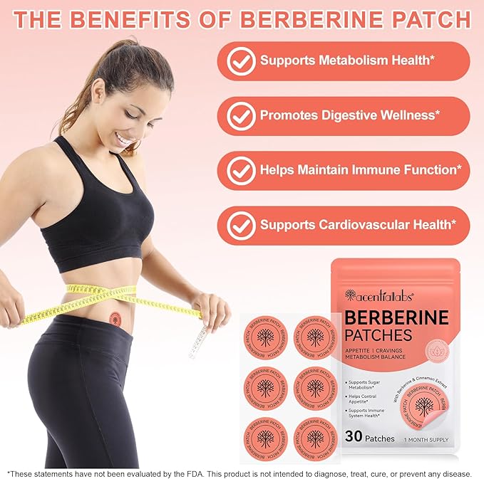 Berberine Patches With Cinnamon Extract