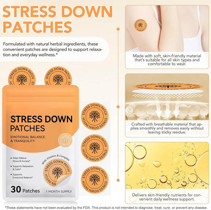 Acentialabs: 30's Transdermal Wellness Patches— Stress Down