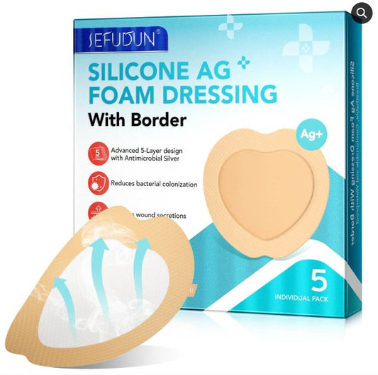 Sefudun Silicone AG Foam Dressing