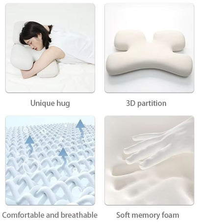 Orthopedic Butterfly Memory Foam Bed Pillow for Sleeping
