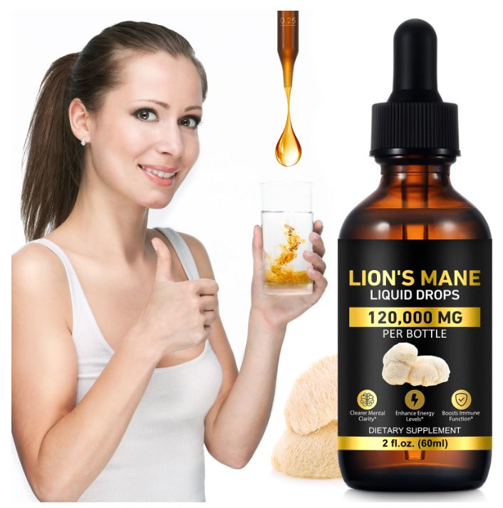 Lions Mane Mushroom Supplement Drops
