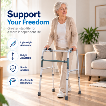 Lightweight Adjustable Aluminum Walker