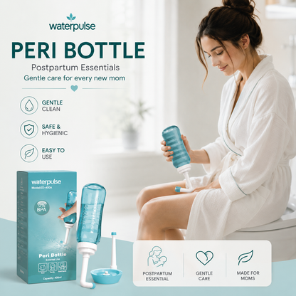 Waterpulse Peri Bottle for Postpartum Essentials & Perineal Care