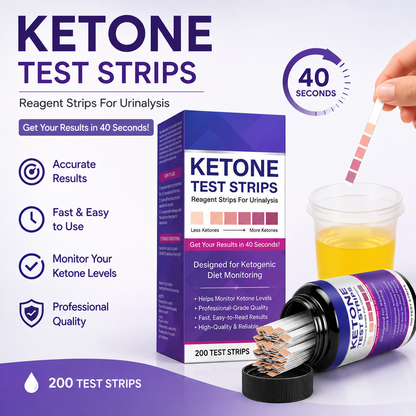Ketone Urine Test Strips For Self-Testing 150 Strips