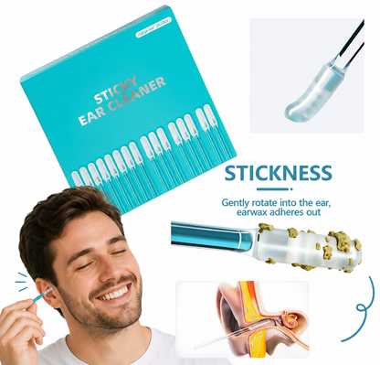 Reusable Earwax Removal Adhesive Cleaning Tool Ear 24p