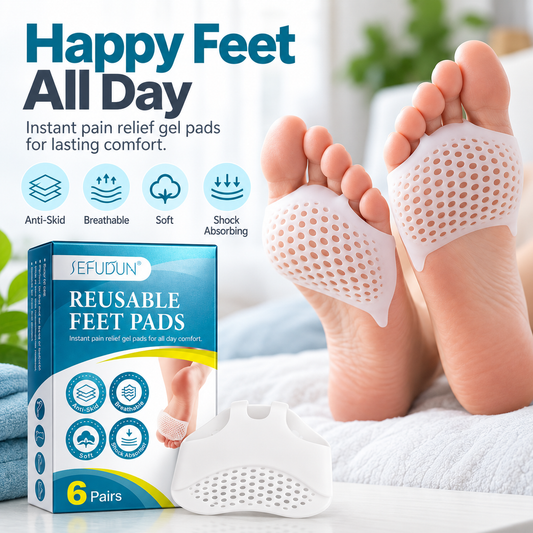 Silicon Reusable Feet Pads 6 Pairs