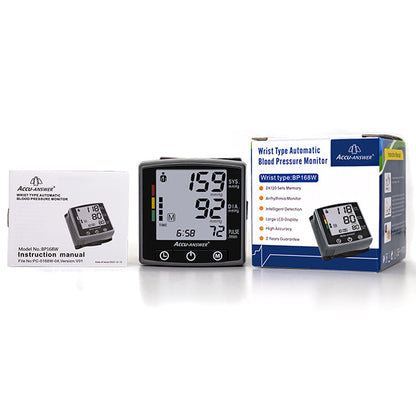Portable Automatic Digital Tensiometer Sphygmomanometer Wrist BP Monitor