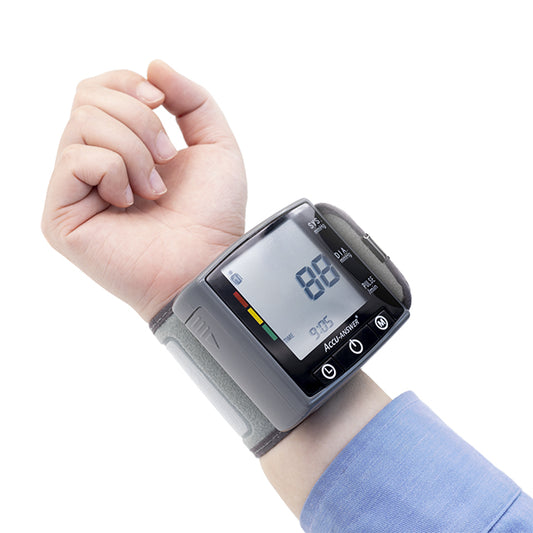 Portable Automatic Digital Tensiometer Sphygmomanometer Wrist BP Monitor