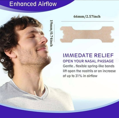 Nasal Strips for Better Breathing - Anti Snoring - Improve Sleep Quality