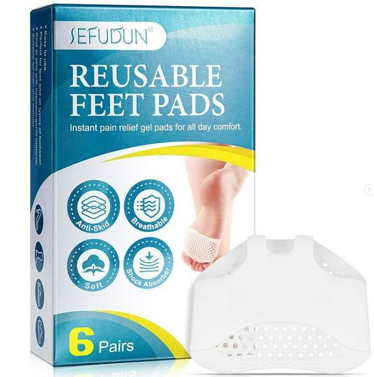 Silicon Reusable Feet Pads 6 Pairs