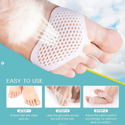 Silicon Reusable Feet Pads 6 Pairs