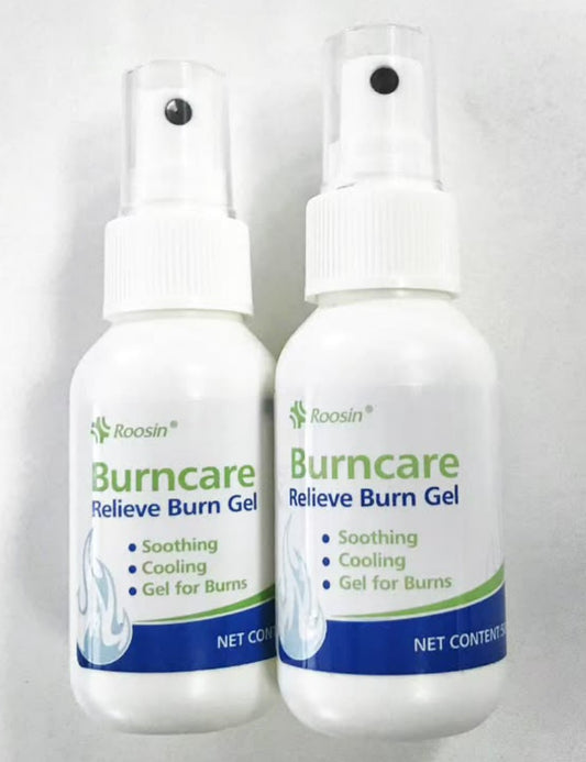 Roosin Burncare Relieve Burn Gel Hydrogel Bottle (50 ml)