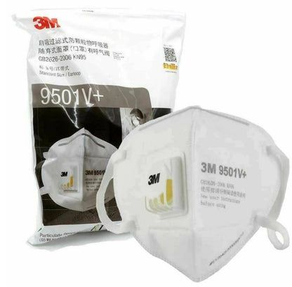 3M™ Particulate Respirator 9501+, KN95/P2, 25 EA/Box