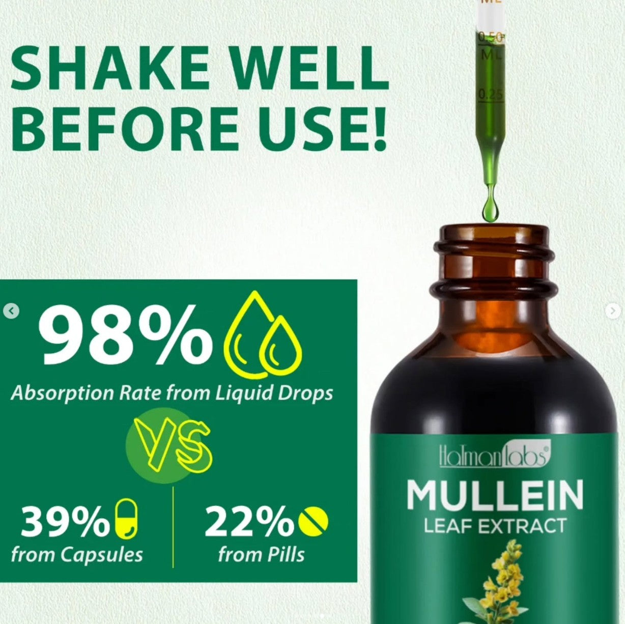 Natural Mullein Drops