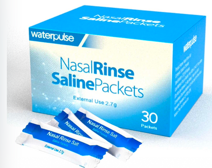 Nasal Salt - Adult Nasal Rinse - Bag of 4.5g Salt for Nasal Rinse - 30 Bags - Ideal for Nasal Rinse for Adults and Children
