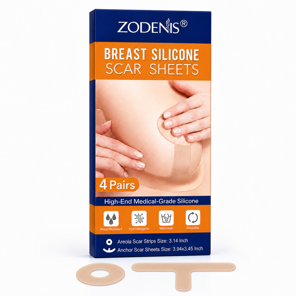 Medical Grade Silicone Scar Sheets for Breast Scar Treatment
